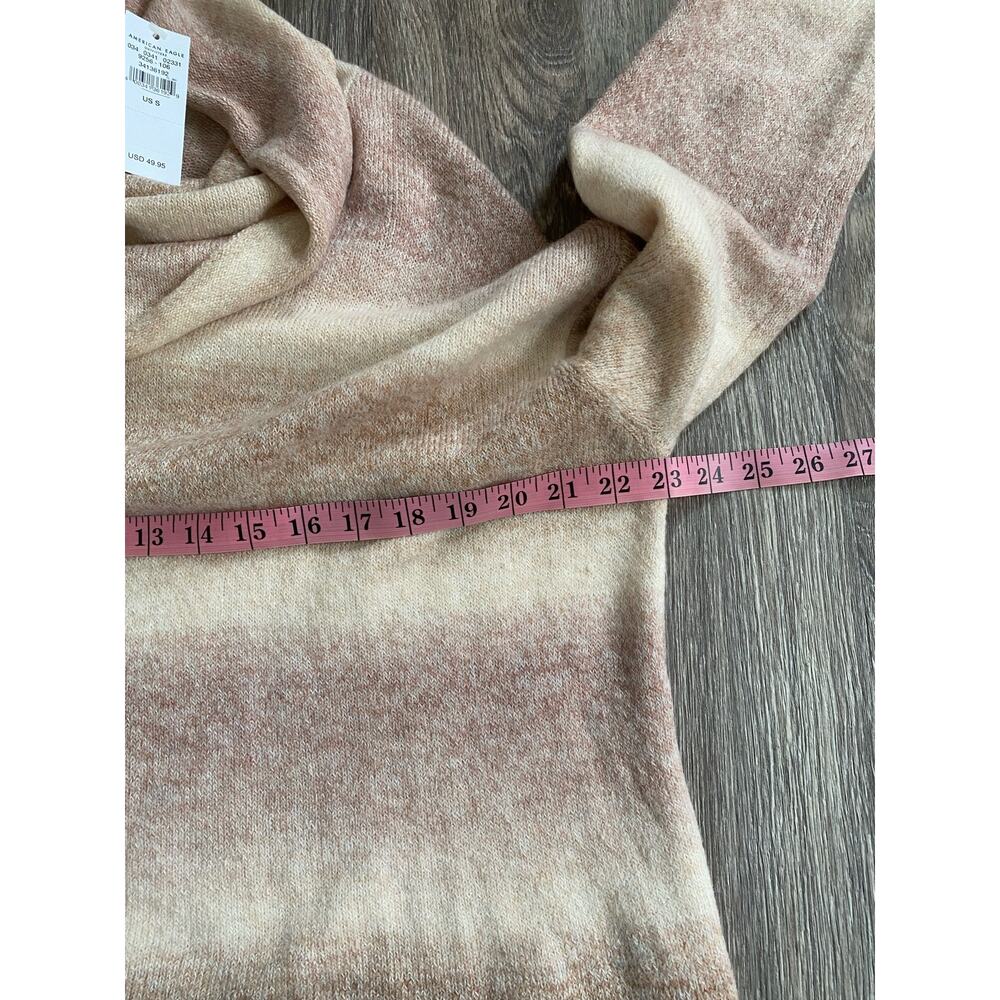 American Eagle Women's Oversized Dreamspun Funnel Neck Sweater Size Small - Picture 8 of 9